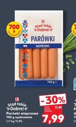 parówki wieprzowe