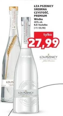 Łza Pszenicy wódka srebrna czystość premium 0.5l