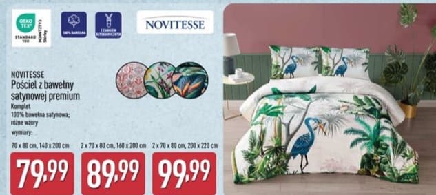 pościel z bawełny satynowej premium