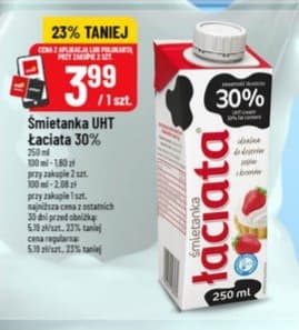 śmietanka UHT 30%