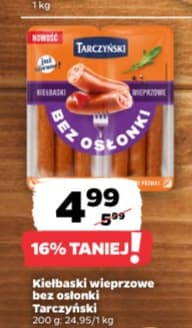 kiełbaski wieprzowe bez osłonki