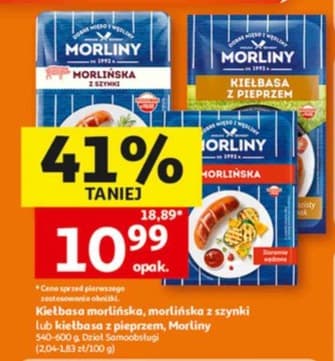 kiełbasa morlińska lub kiełbasa z pieprzem
