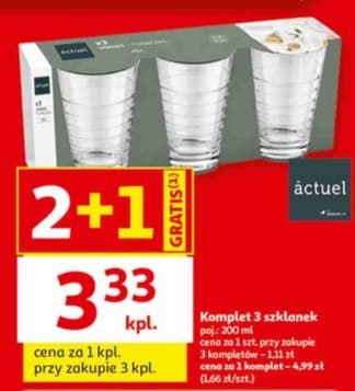 komplet szklanek