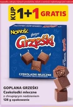 czekoladki mleczne z chrupiącym nadzieniem