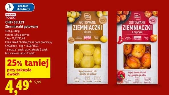 Chef Select ziemniaczki gotowane 400g/430g