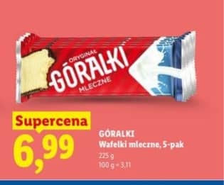 Góralki wafelki mleczne 225g