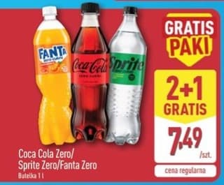 napój gazowany różne marki
