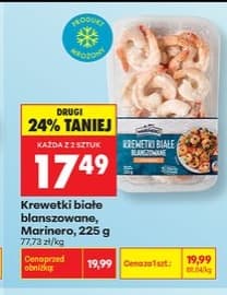 krewetki białe blanszowane