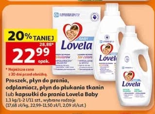 proszek, płyn do prania, odplamiacz, płyn do płukania tkanin lub kapsułki do prania