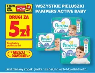 wszystkie pieluszki active baby