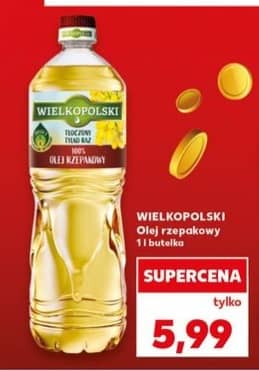 Wielkopolski olej rzepakowy 1l