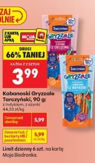 kabanoski Gryzzale z indykiem, z szynki