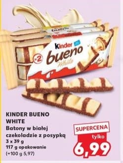 batony w białej czekoladzie z posypką