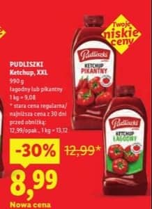 Pudliszki ketchup 990g