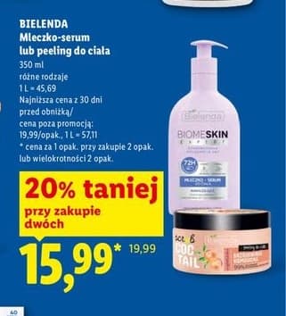 mleczko-serum lub peeling do ciała