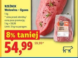 Rzeźnik wołowina ligawa 1kg