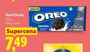 Oreo ciastka original 220g