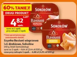 szynka Basiuni wieprzowa lub drobiowa