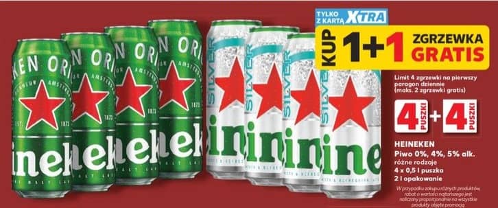 Heineken piwo 4x 0.5l