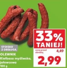 Olewnik kiełbasa myśliwska jałowcowa 100g