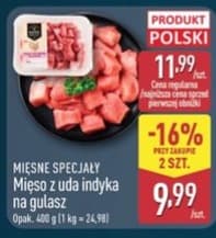 mięso z uda indyka na gulasz