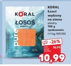 łosoś wędzony na zimno plastry