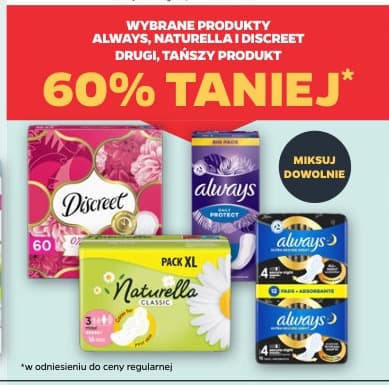 wybrane produkty higieniczne