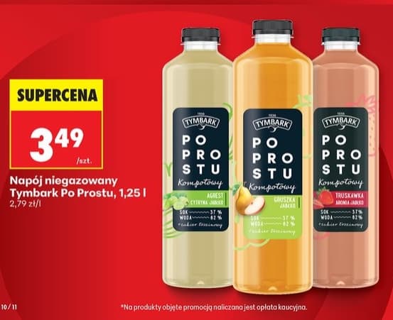 napój niegazowany