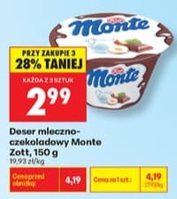 deser mleczno-czekoladowy Monte