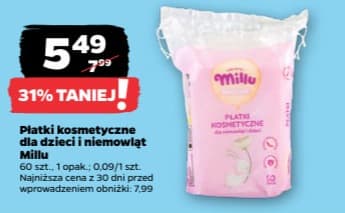 płatki kosmetyczne dla dzieci i niemowląt