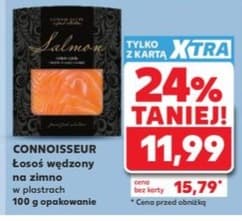 łosoś wędzony na zimno w plastrach