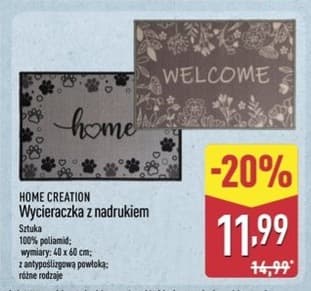 wycieraczka z nadrukiem