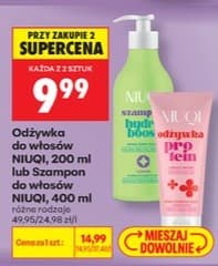 odżywka do włosów lub szampon do włosów