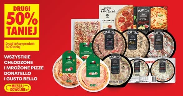 wszystkie chłodzone i mrożone pizze