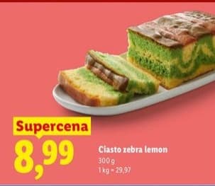 ciasto zebra lemon