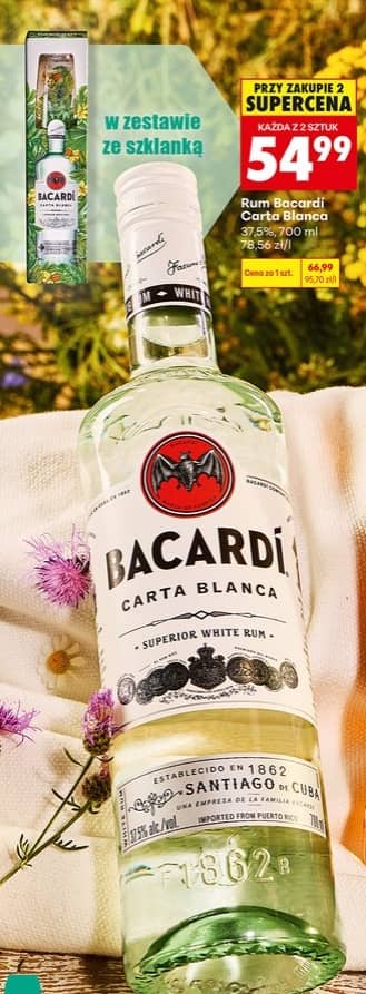 Bacardi rum Carta Blanca 700ml