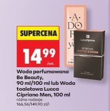 woda perfumowana lub woda toaletowa