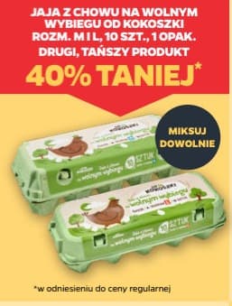 jaja z chowu na wolnym wybiegu