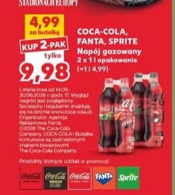 napój gazowany cola, Fanta lub Sprite