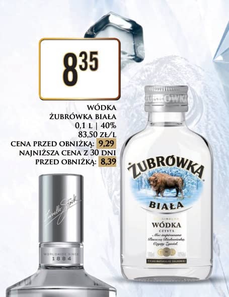 Żubrówka wódka biała 0.1l