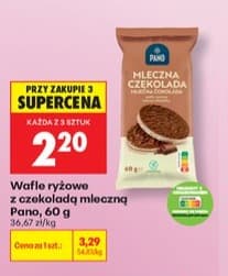 wafle ryżowe z czekoladą mleczną