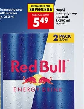 Red Bull napój energetyczny Red Bull 2x250ml
