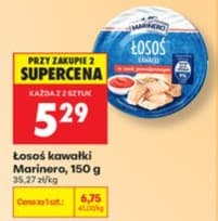 łosoś kawałki