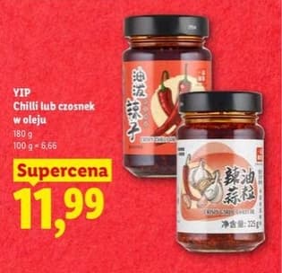 chilli lub czosnek w oleju
