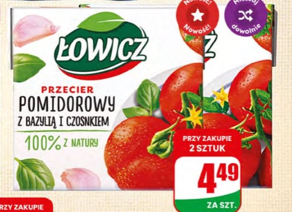 przecier pomidorowy z bazylią i czosnkiem