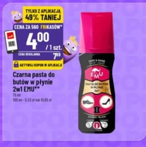 pasta do butów w płynie 2w1