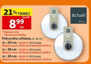 pokrywka szklana