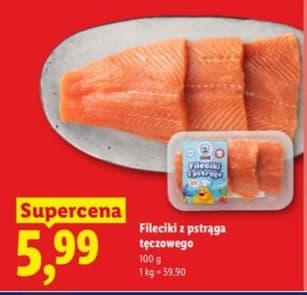 pstrąg tęczowy, filet