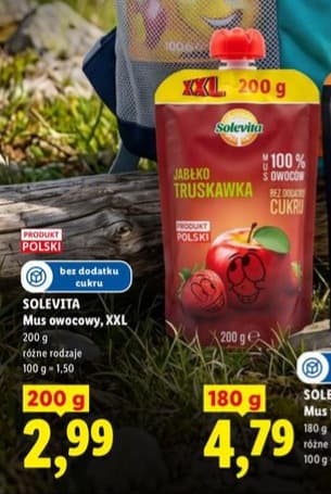 mus owocowy XXL