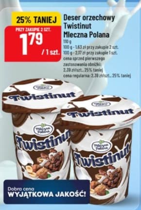 deser orzechowy Twistinut